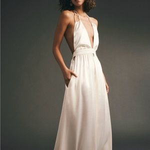 NWT white Grecian dress